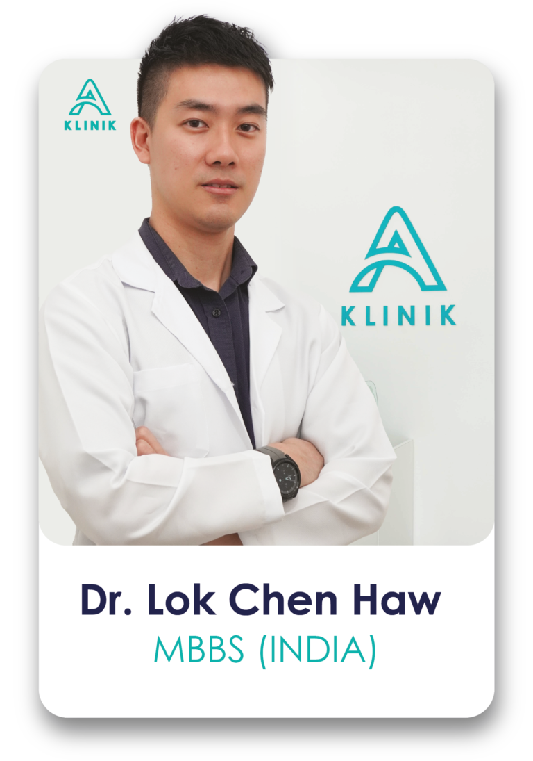 Certified skin doctor in A Klinik – Dr. Lok Chen How