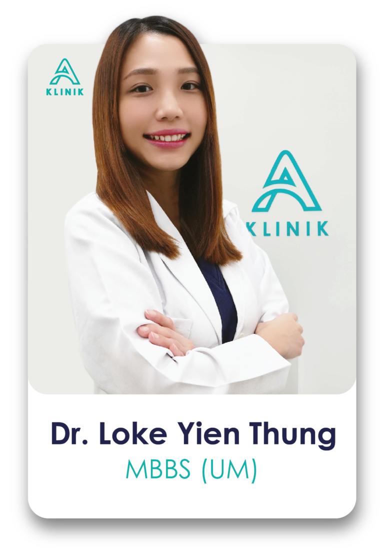 Certified skin doctor in A Klinik – Dr. Loke Yien Thung