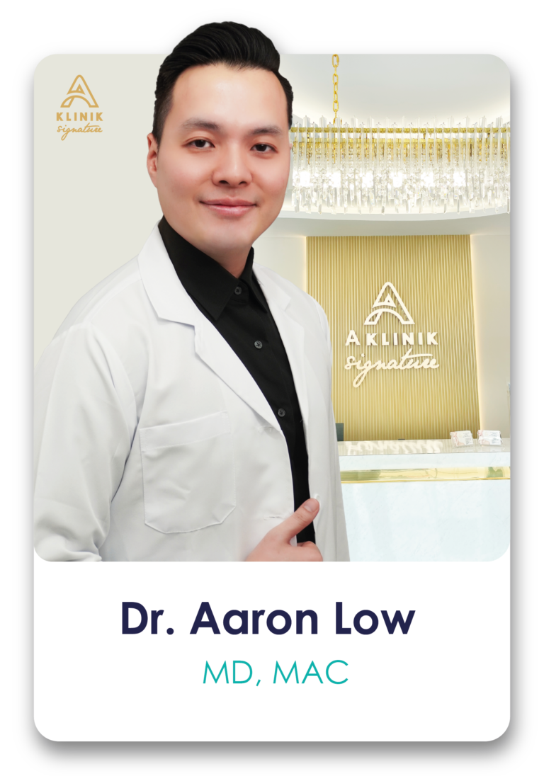 Dr. Aaron Low, aesthetic and medical doctor at A Klinik Puchong