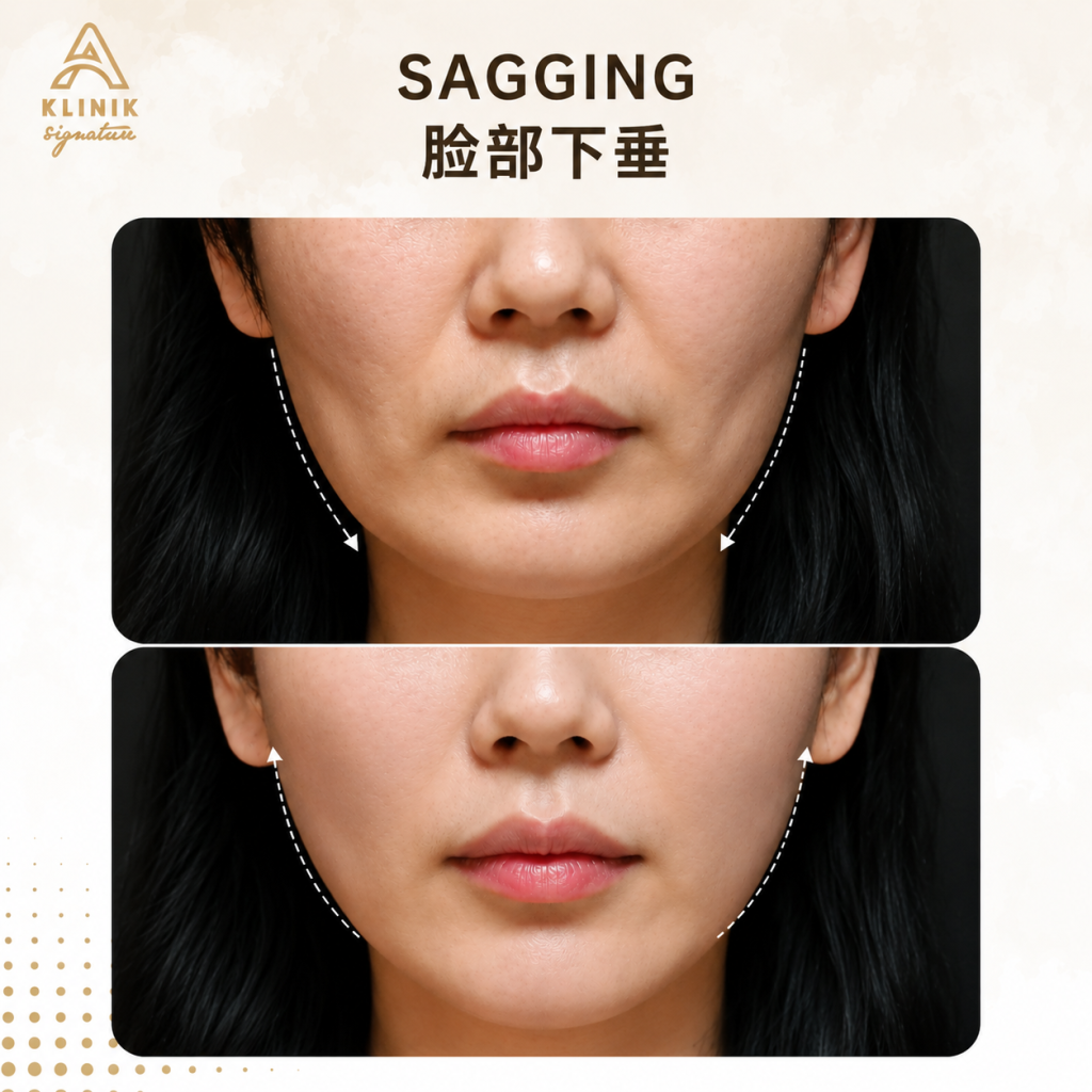 Non-surgical facelift treatment