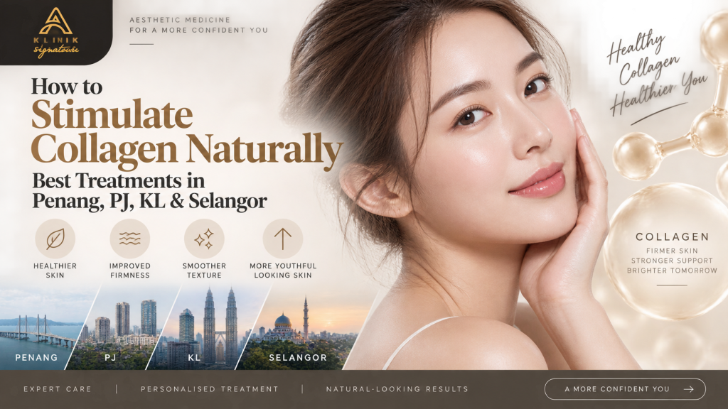 How to stimulate collagen naturally in Penang, PJ, KL & Selangor