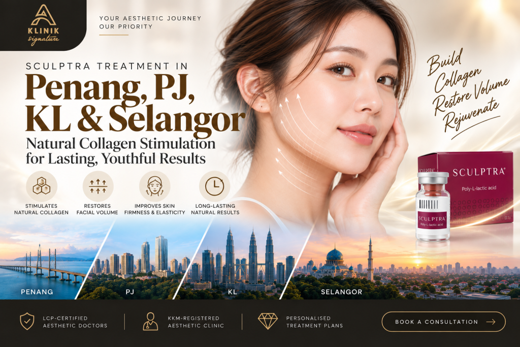 Sculptra treatment in Penang, PJ, KL & Selangor at A Klinik Signature